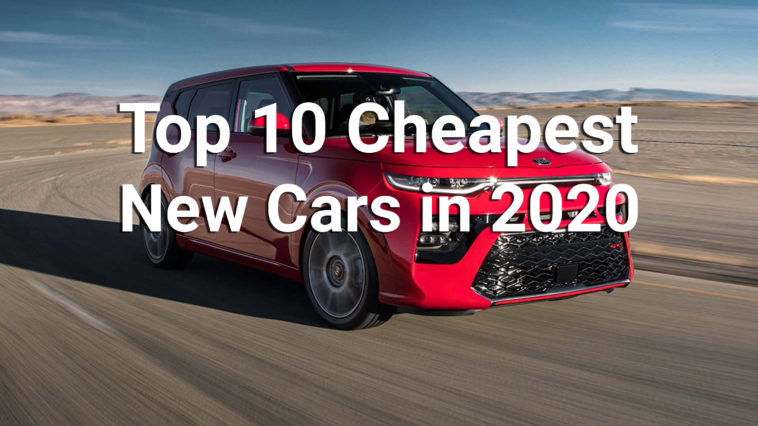 Top 10 Cheapest New Cars in 2020 3