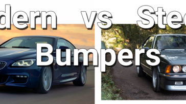 modern vs steel car bumpers