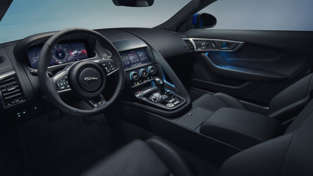 2021 Jaguar F Type R Coupe Interior