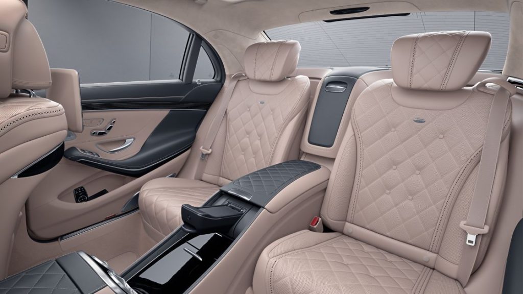 Car Interior Luxury Leather Seats Mercedes S Klasse