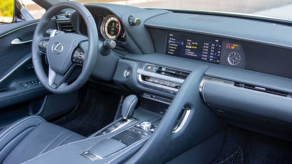 2021 Lexus LC Convertible Interior 3