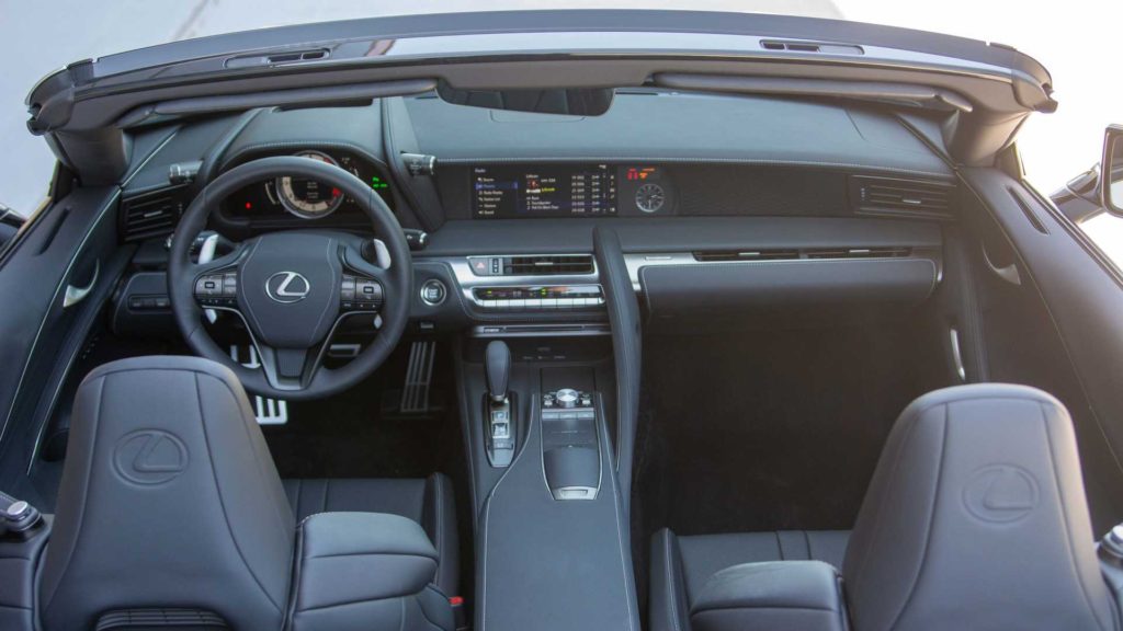 2021 Lexus LC Convertible Interior 4