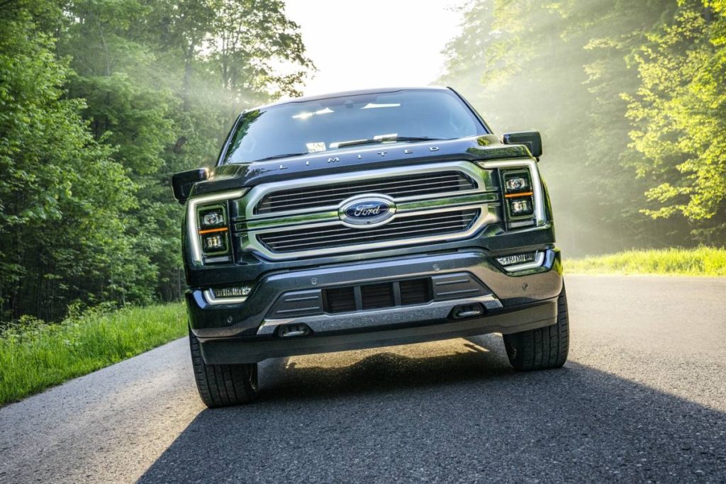 2021 Ford F150 Front View Electric Pickup Truck