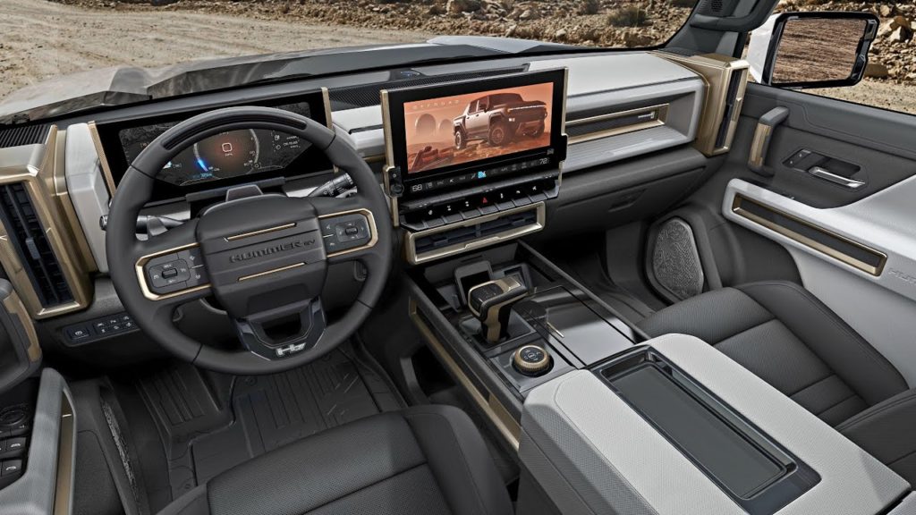 2021 GMC Hummer EV Interior Electric Pickup Truck