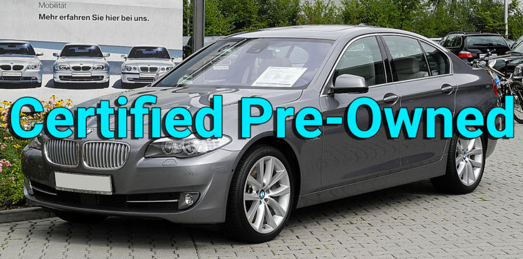 Certified Pre Owned Cars
