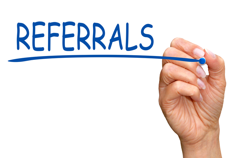 Give incentives to referrals