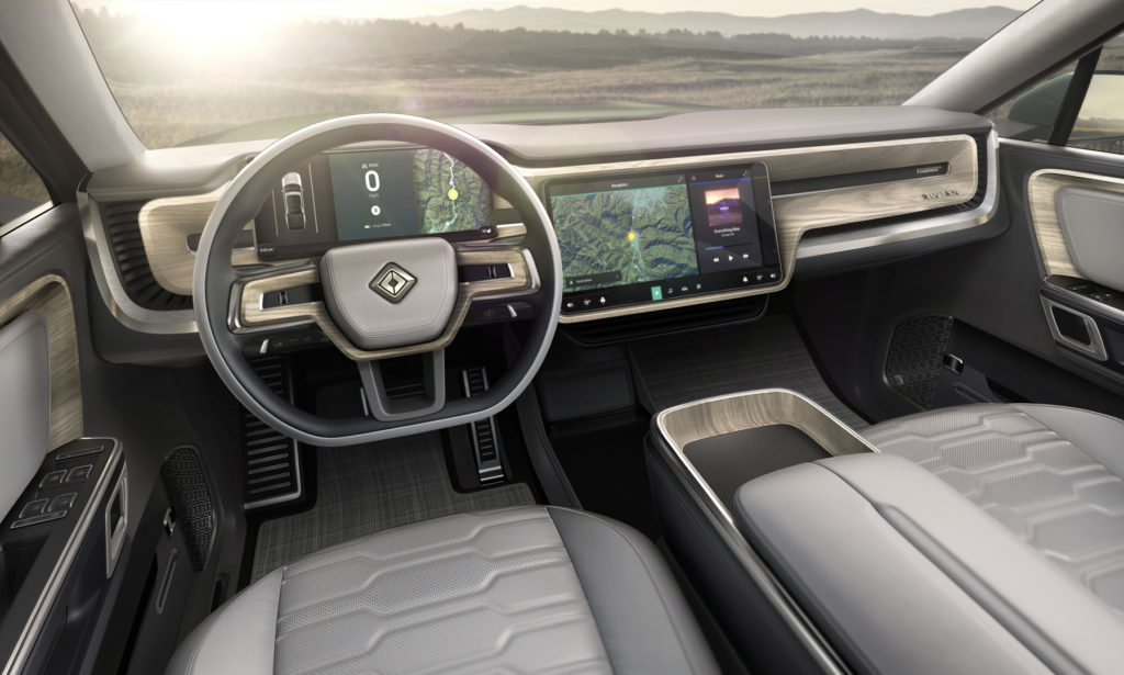 Rivian Interior Electric Pickup Truck