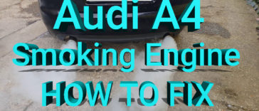 Audi A4 Smoking Engine