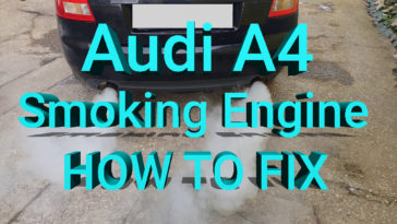 Audi A4 Smoking Engine