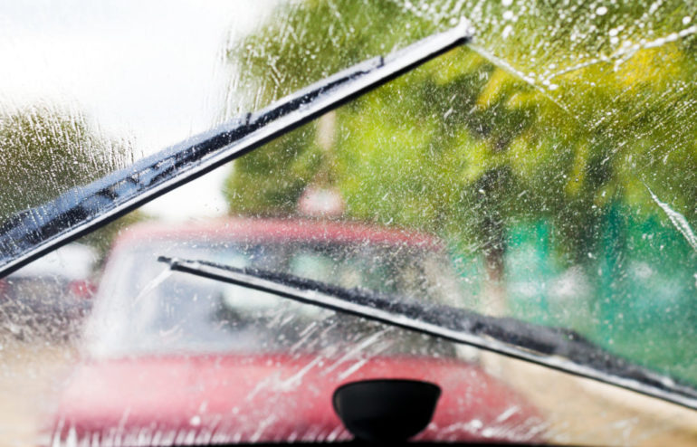 Clean yor cars windshield