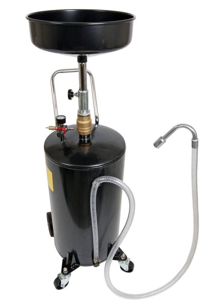 Car Oil Drain and Caddy
