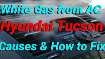 White Gas from AC Hyundai Tucson