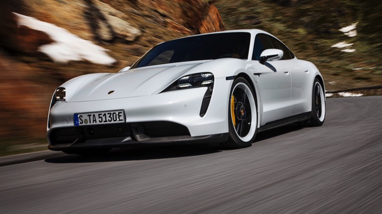 Porsche Taycan Turbo S Electric Sports Car Range Anxiety